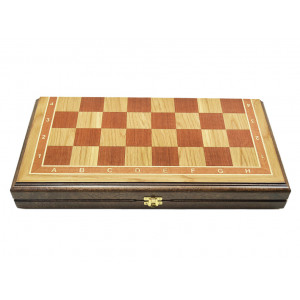 Шахматы Бастион махагони-дуб 45 см.