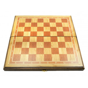 Шахматы Гамбит махагони-дуб 45 см.