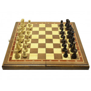 Шахматы Гамбит американский орех 45 см.
