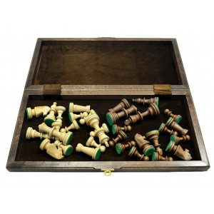 Шахматы Эксперт махагони-дуб 45 см.