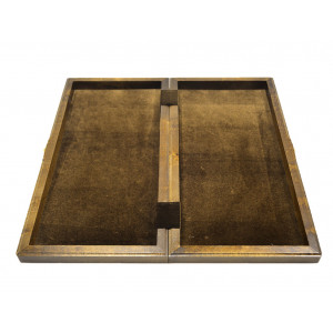 Шахматы Эксперт в доске маркетри орех 45 см.