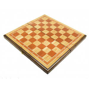 Шахматная доска 45 см. махагони-дуб Шахматная доска 45 см. махагони-дуб