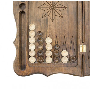 Нарды резные "Волк", Petrosyan