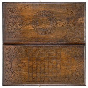 Нарды резные "Орнамент-3" 50, Ustyan