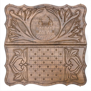 Нарды резные "Храм Христа Спасителя", Petrosyan