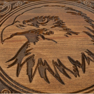 Нарды резные "Орел" Люкс, Haleyan