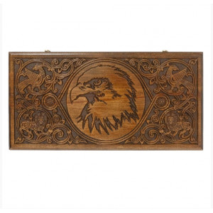 Нарды резные "Орел" Люкс, Haleyan