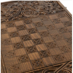 Нарды резные "Орел" Люкс, Haleyan