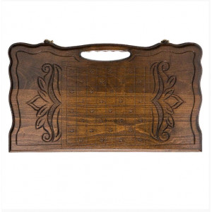 Нарды резные "Арарат" с ручкой 50, Haleyan