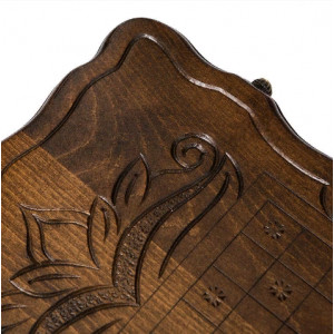 Нарды резные "Арарат" с ручкой 50, Haleyan