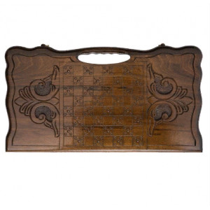 Нарды резные "Рыбак" 50, Haleyan