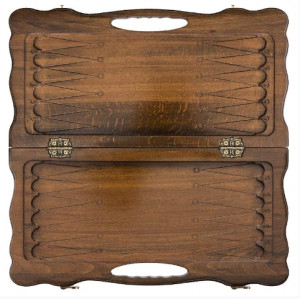 Нарды резные "Рыбак" 50, Haleyan