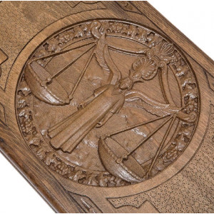 Нарды резные "Зодиак Весы", Ustyan