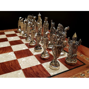 Шахматы подарочные "Аристократ" роза антик
