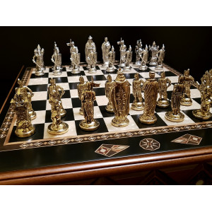 Шахматы подарочные "Аристократ" венге антик
