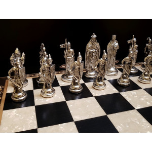 Шахматы подарочные "Аристократ" венге антик