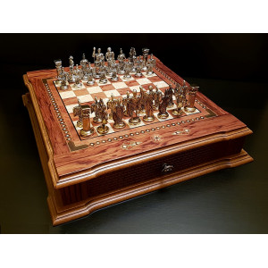 Шахматы подарочные "Цитадель" роза антик