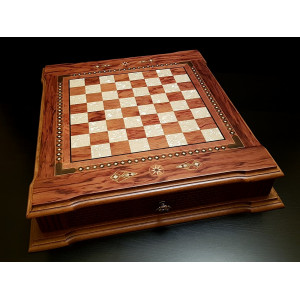 Шахматы подарочные "Цитадель" роза антик