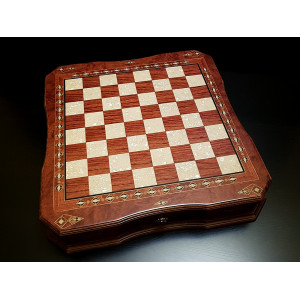 Шахматы "Сражение" роза антик