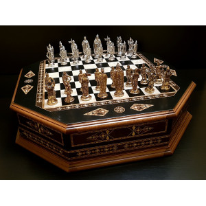 Шахматы подарочные "Империал" венге антик