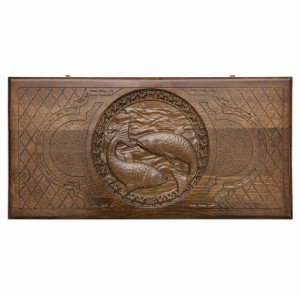 Нарды резные "Зодиак Рыбы", Ustyan