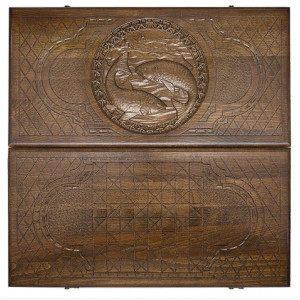 Нарды резные "Зодиак Рыбы", Ustyan