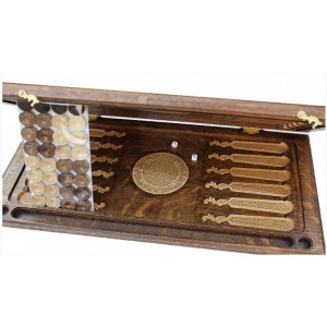 Нарды резные "Орнамент 1", Mkhitaryan