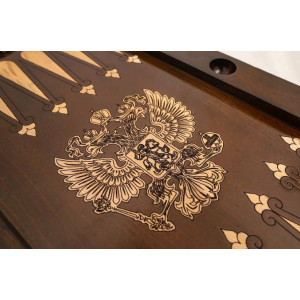 Нарды резные "Герб РФ 1", Simonyan