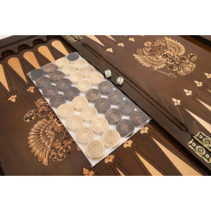 Нарды резные "Герб РФ 1", Simonyan