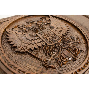 Нарды резные "Герб РФ 1", Simonyan