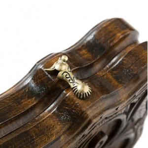 Шахматы + нарды резные "Корона" 40, Haleyan