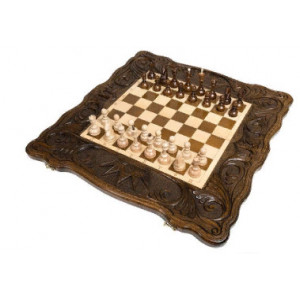 Шахматы + нарды резные 