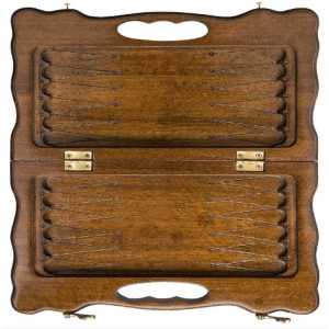 Нарды резные "Тигр" с ручкой 30, Haleyan