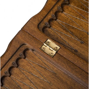 Нарды резные "Тигр" с ручкой 30, Haleyan