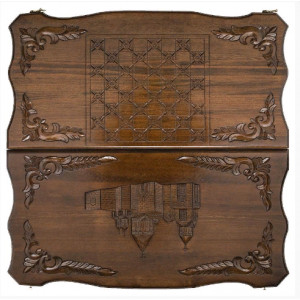 Нарды резные "Собор" 60, Haleyan