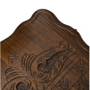 Нарды резные "Кремль" с ручкой 60, Haleyan