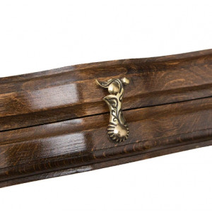 Нарды резные "Охота на медведя" с ручкой 60, Haleyan