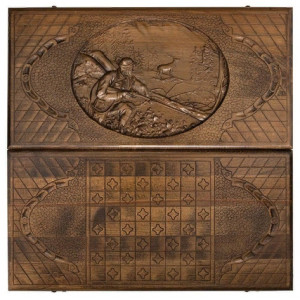 Нарды резные "Охотник-2", Ustyan