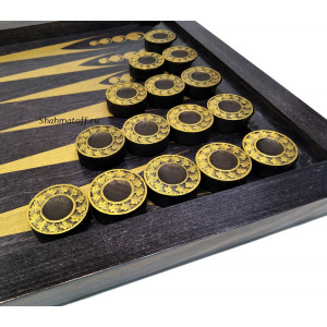 Нарды Гесиона черное золото, большие