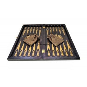 Нарды Гесиона черное золото, большие