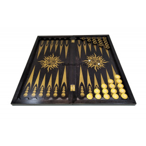 Нарды Гесиона черное золото, большие