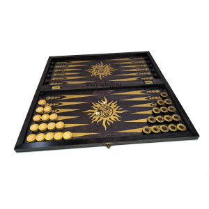 Нарды Гесиона черное золото, большие