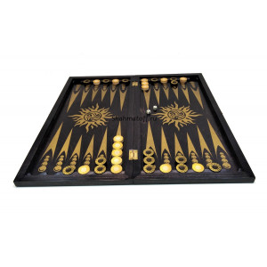 Нарды Гесиона черное золото, большие