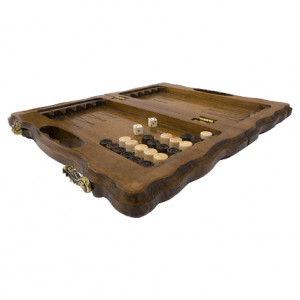 Нарды резные "Бесконечность" с ручкой 30, Haleyan