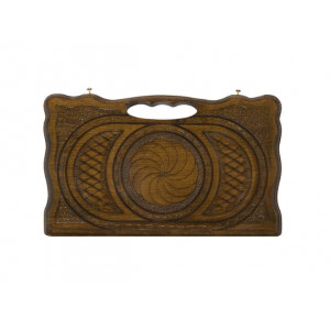 Нарды резные "Бесконечность" с ручкой 30, Haleyan