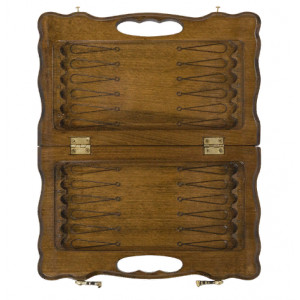 Нарды резные "Бесконечность" с ручкой 30, Haleyan