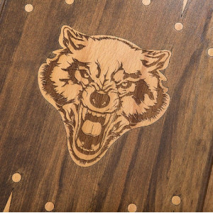 Нарды резные "Волк", Mirzoyan