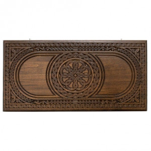 Нарды резные "Армянский узор-2" 60, Haleyan