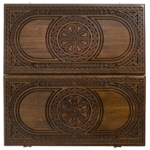 Нарды резные "Армянский узор-2" 60, Haleyan