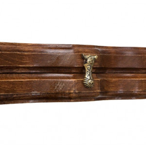 Нарды резные "Самсон и лев" с ручкой 60, Haleyan